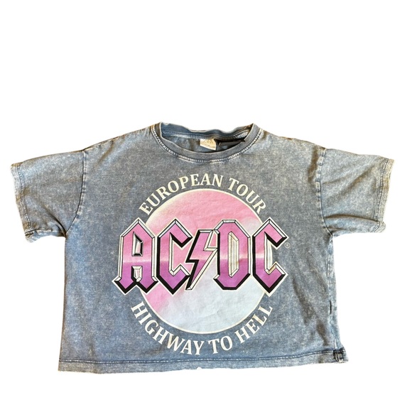 Zara Other - Zara AC/DC Crop Top